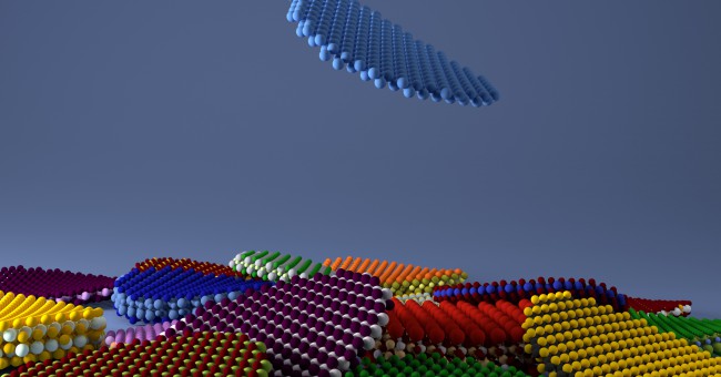A machine learning algorithm can predict inexpensively the complex structure of silicon structures, and identify active (left) and inactive (right) drugs for a given target protein, using a small number of reference calculations or experiments. Credits: Michele Ceriotti, EPFL and co-authors. 